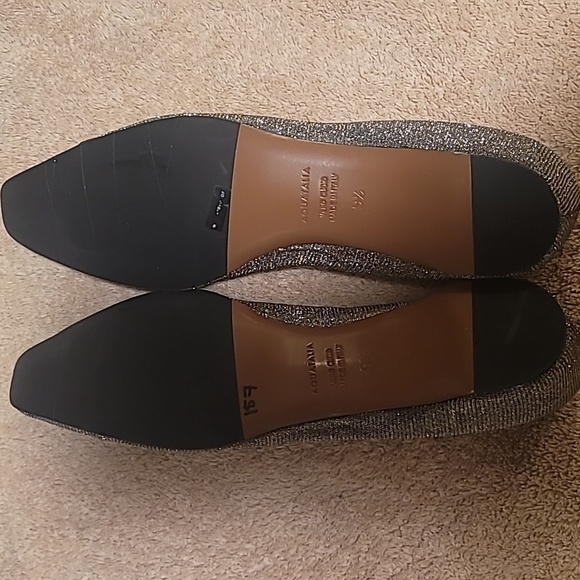 AQUATALIA MARCELLA GLITTER BALLET FLATS Women's Size 9.5. Gold Silver - Picture 4 of 7